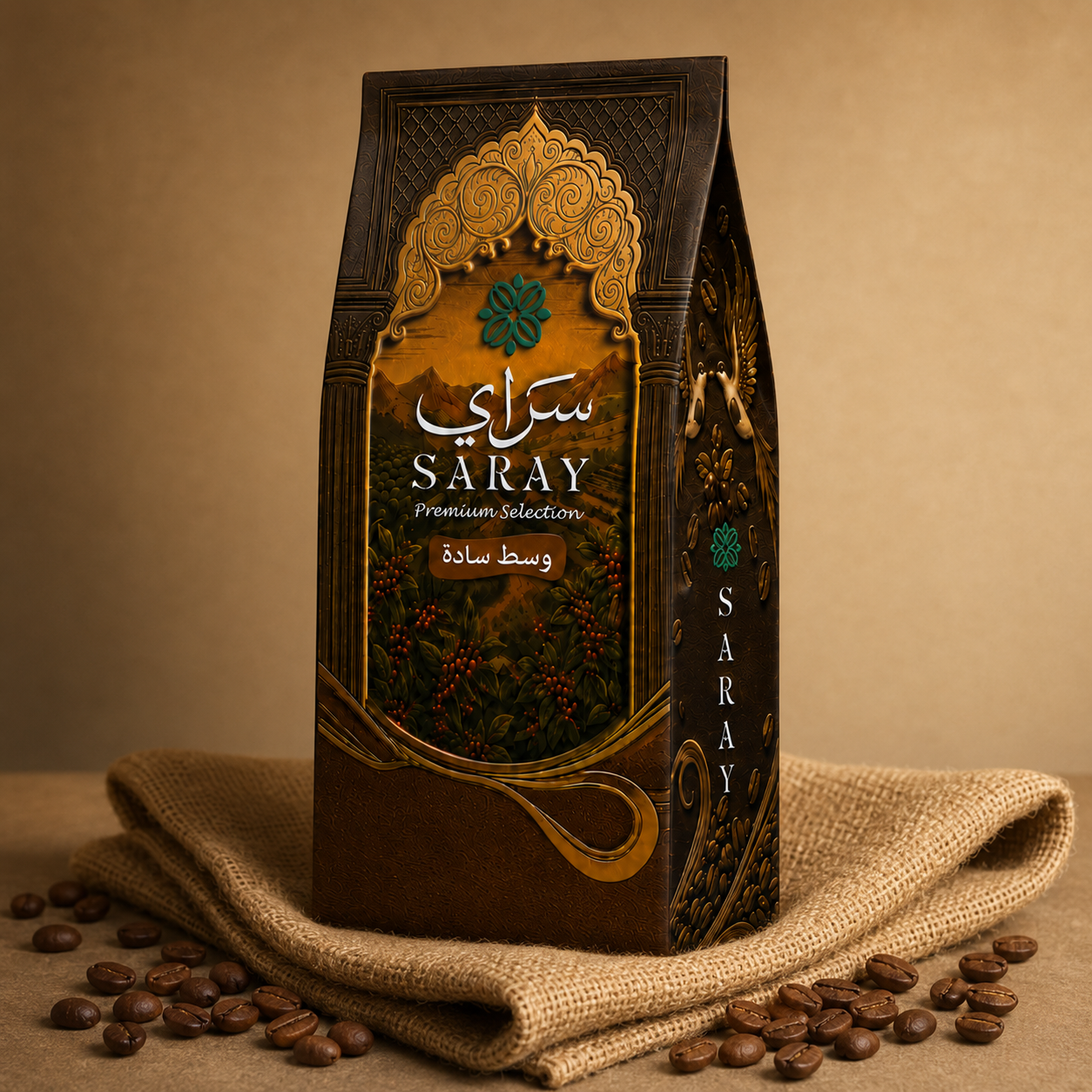قهوة تركية وسط سادة