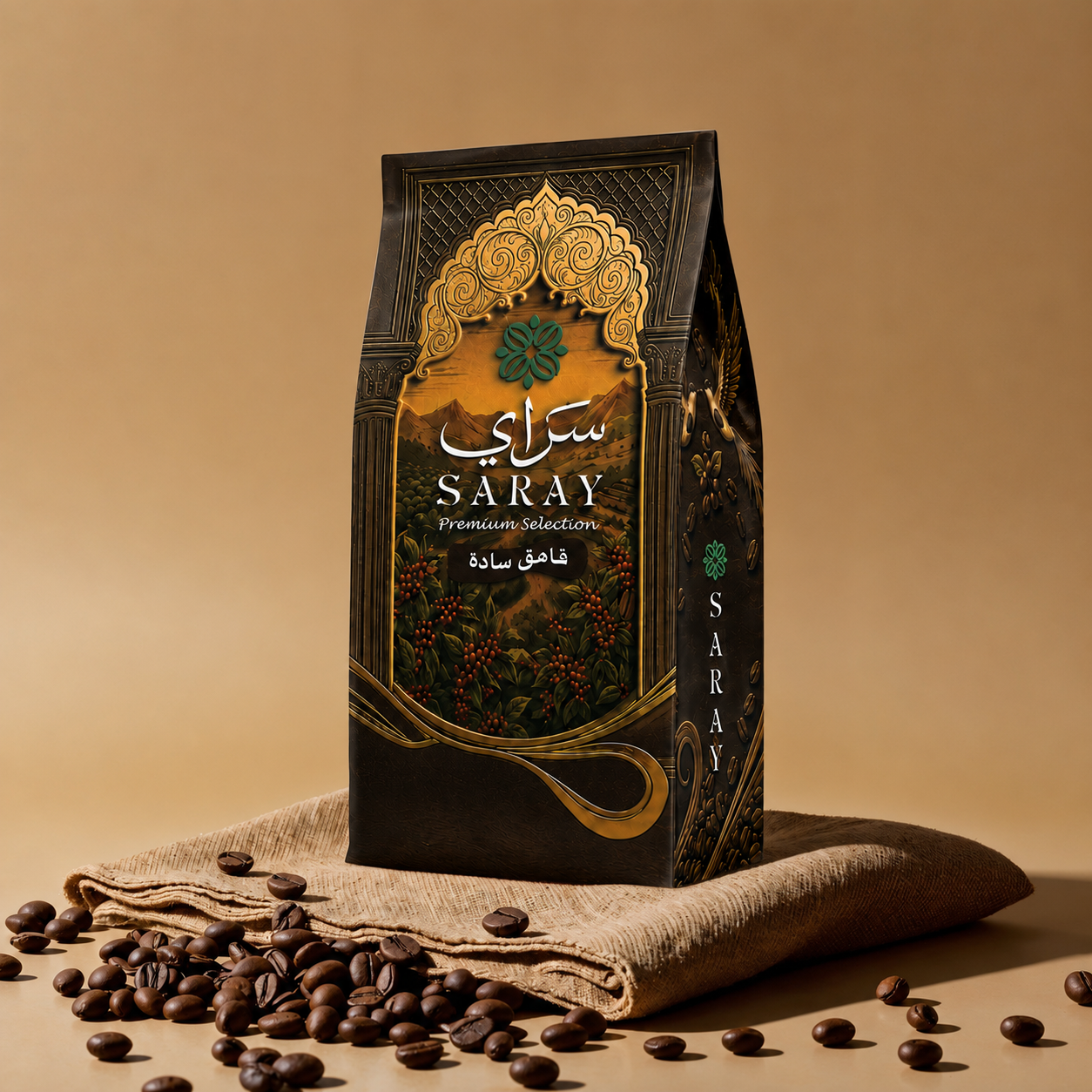 قهوة تركية غامق ساده
